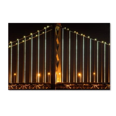 David Ayash 'Bay Bridge - San Francisco' Canvas Art,22x32